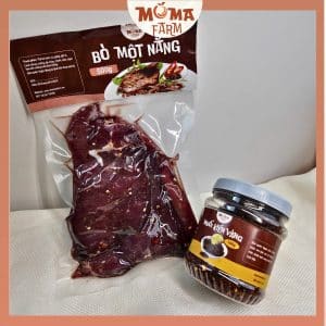 Bò Một Nắng Moma Farm 500g Tặng Kèm Lọ Muối Kiến Vàng 50g