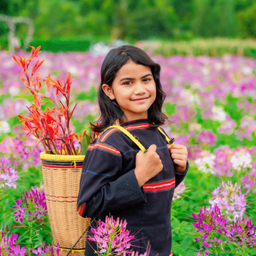 Cô gái người đồng bào Tây Nguyên