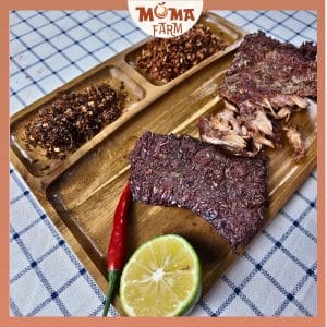 Mua Bò Một Nắng Moma Farm 500g Tặng Kèm Lọ Muối Kiến Vàng 50g
