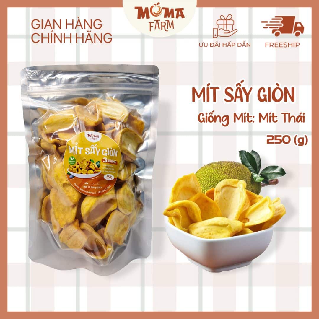 mít thái sấy giòn moma farm 250g