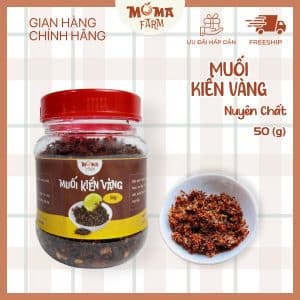 muối kiến vàng nguyên chất moma farm 50 g thumbnail